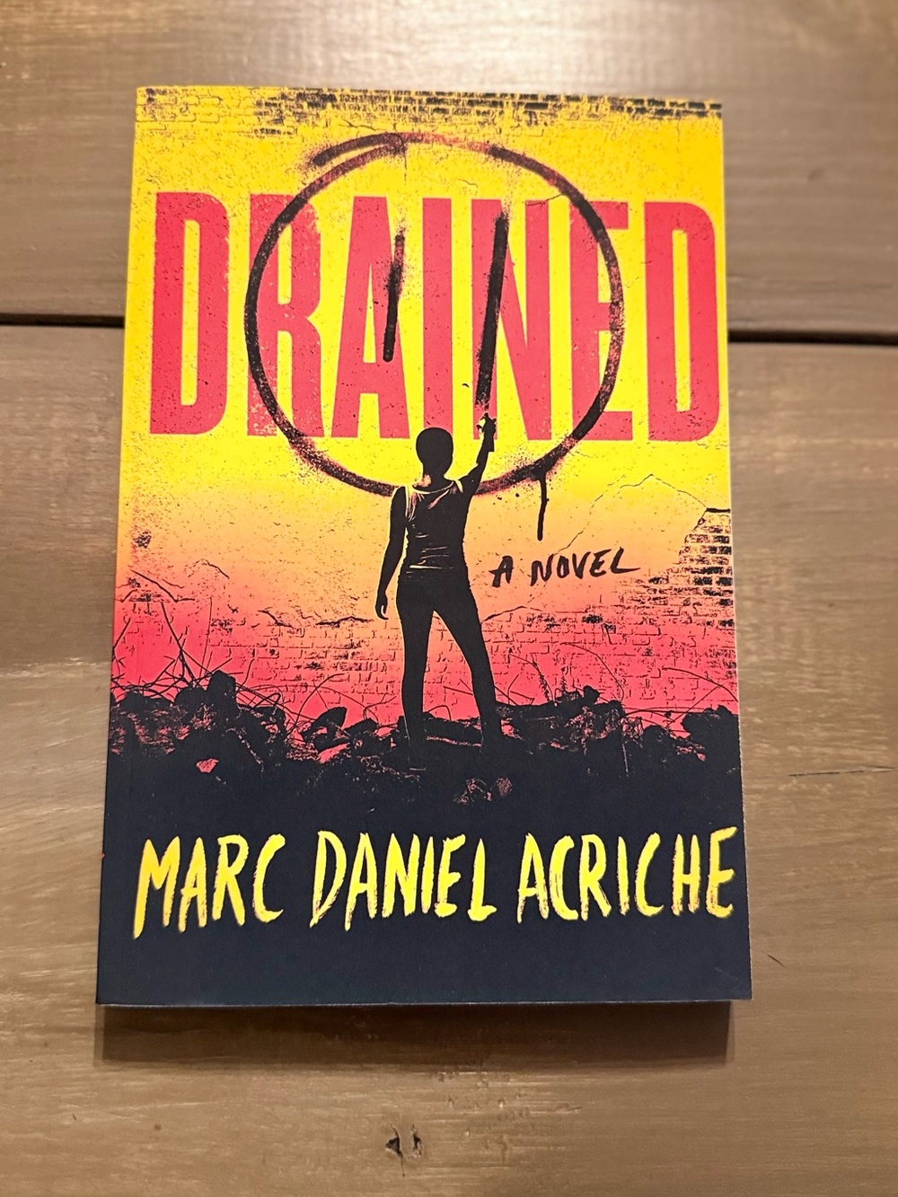 Drained by Marc‎ Daniel Acriche Paperback Dystopian YA Science Fiction Novel